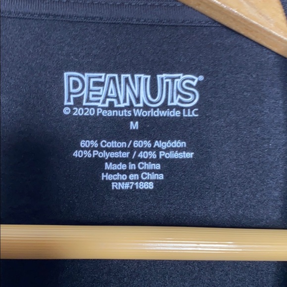 Peanuts Black Spooky Snoopy Halloween Pullover Sweatshirt Sweater Juniors M NEW - Picture 6 of 7